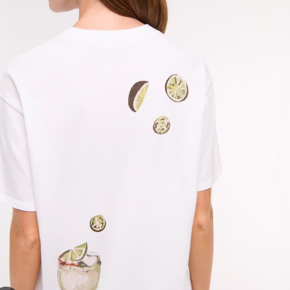 NWT Abercrombie Extra Spicy Margarita Shirt Oversized Large